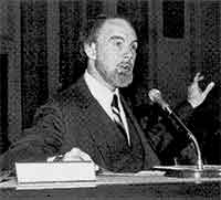 photo, Dr. John D.G. Rather circa 1979 - U.S. Senate testimony